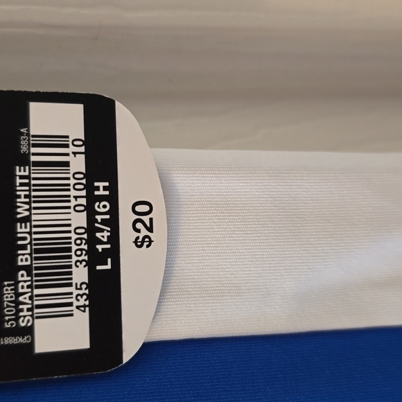 XERSION BOYS HUSKY BLUE AND WHITE SHORT SLEEVE ATHLETIC SHIRT SIZE LARGE 14/16 H - Picture 5 of 12